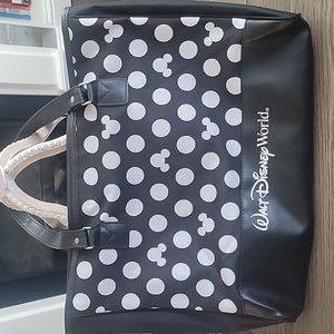 Walt Disney World black and white tote